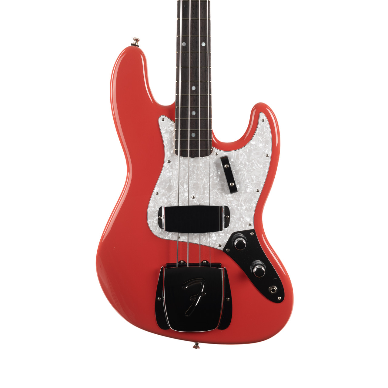 Used Fender Custom Shop 1964 Jazz Bass NOS Fiesta Red 2023 | Cream
