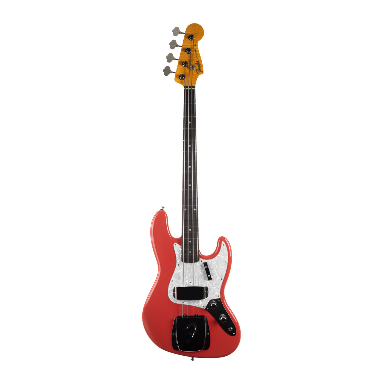 Used Fender Custom Shop 1964 Jazz Bass NOS Fiesta Red 2023 | Cream