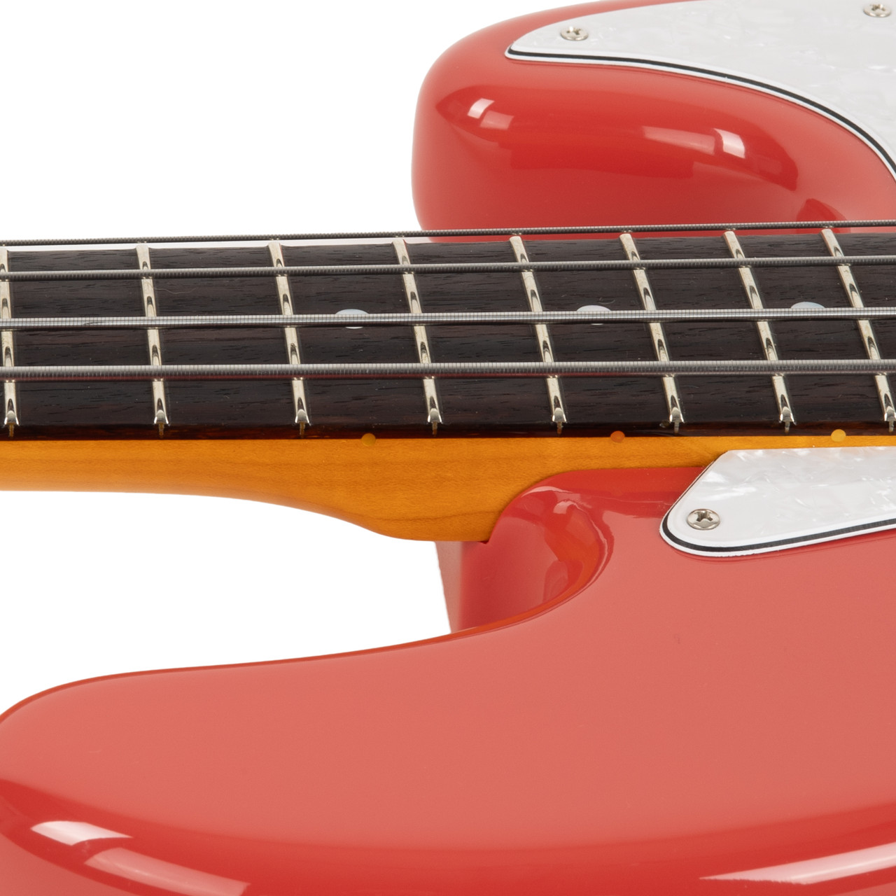 Used Fender Custom Shop 1964 Jazz Bass NOS Fiesta Red 2023 | Cream