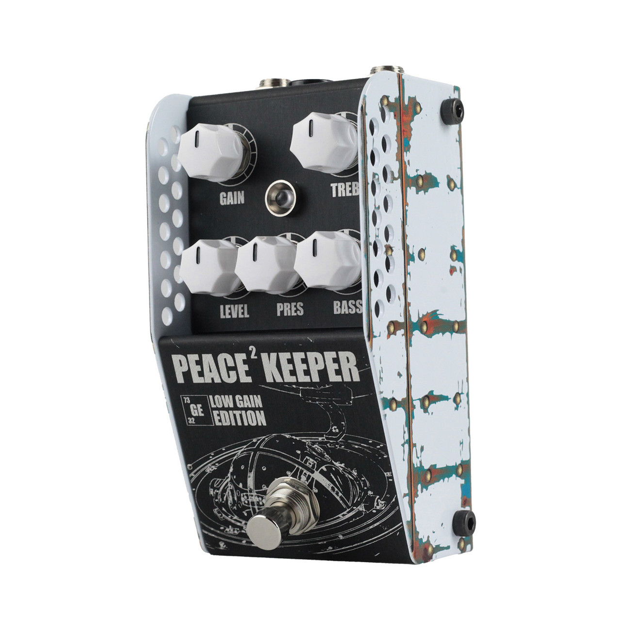 ThorpyFX Peace2keeper GE Low Gain Edition Overdrive Pedal | Cream