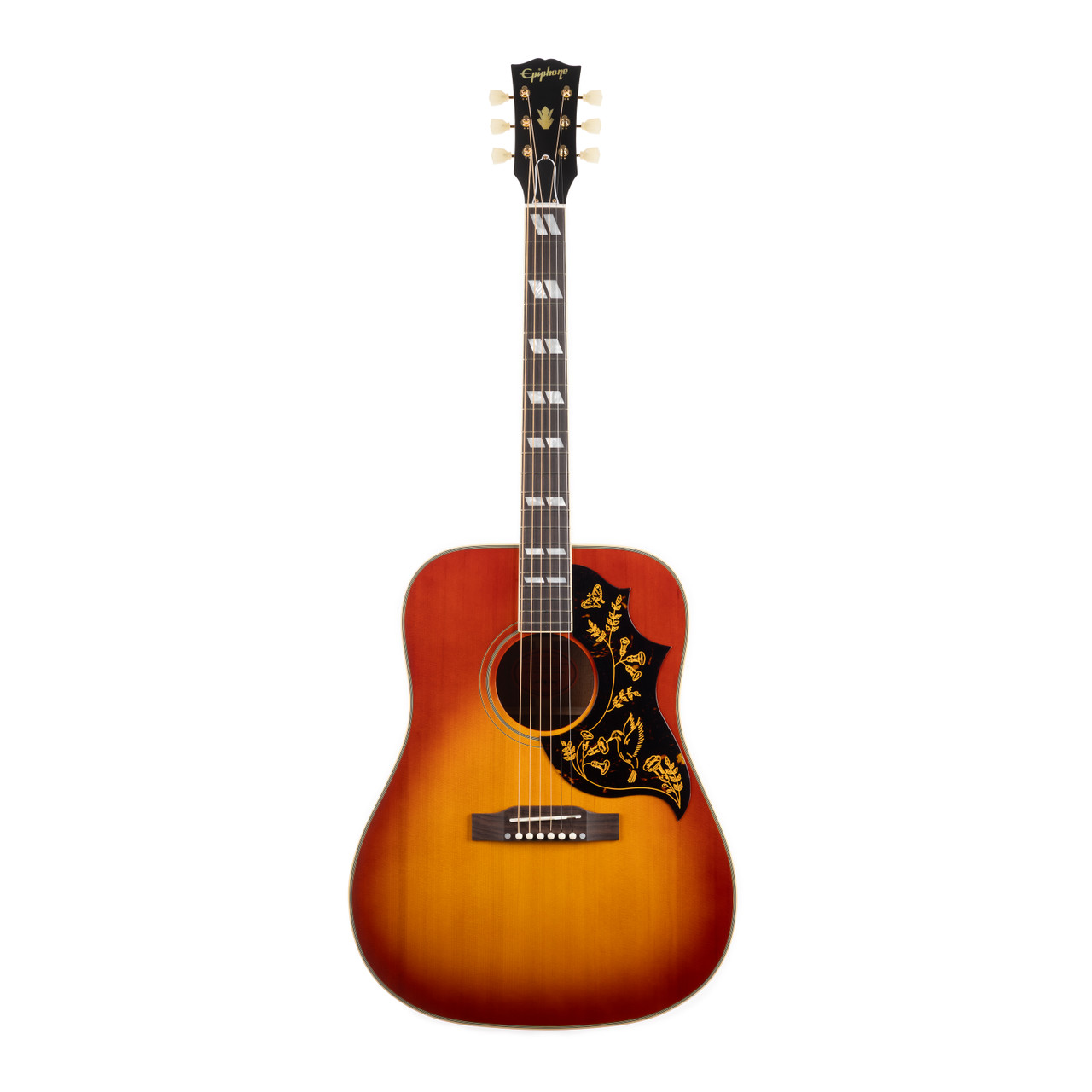 【値下げ可】Epiphone Hummingbird Epiphone 1960 Hummingbird Reissue - Heritage Cherry Sunburst