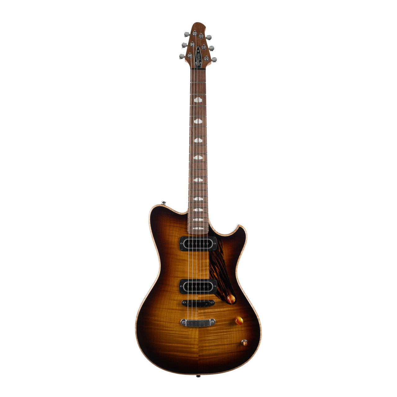 ギター Soul Power Instruments The fazz Powers Electric A-Type Select Flame Maple PF42 Hard Tail - Solana