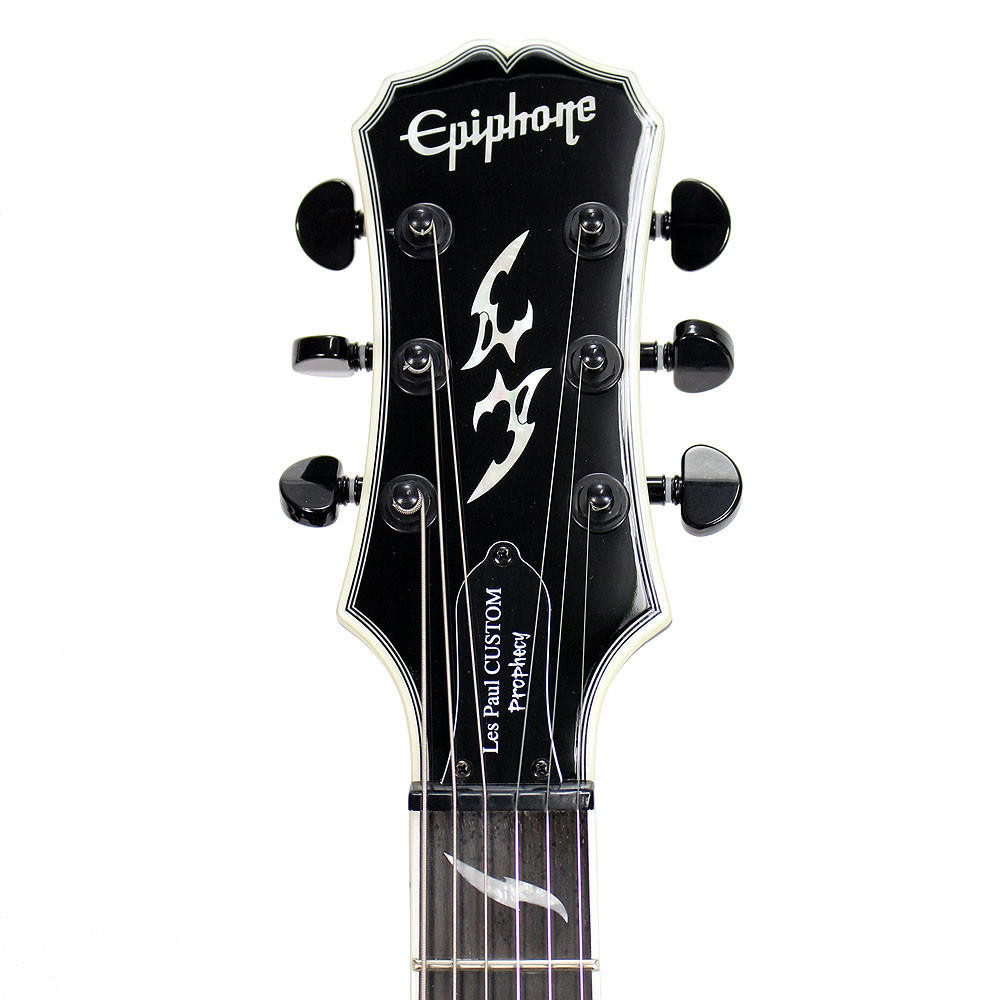 2008 Epiphone Les Paul Custom Prophecy Electric Guitar in Trans