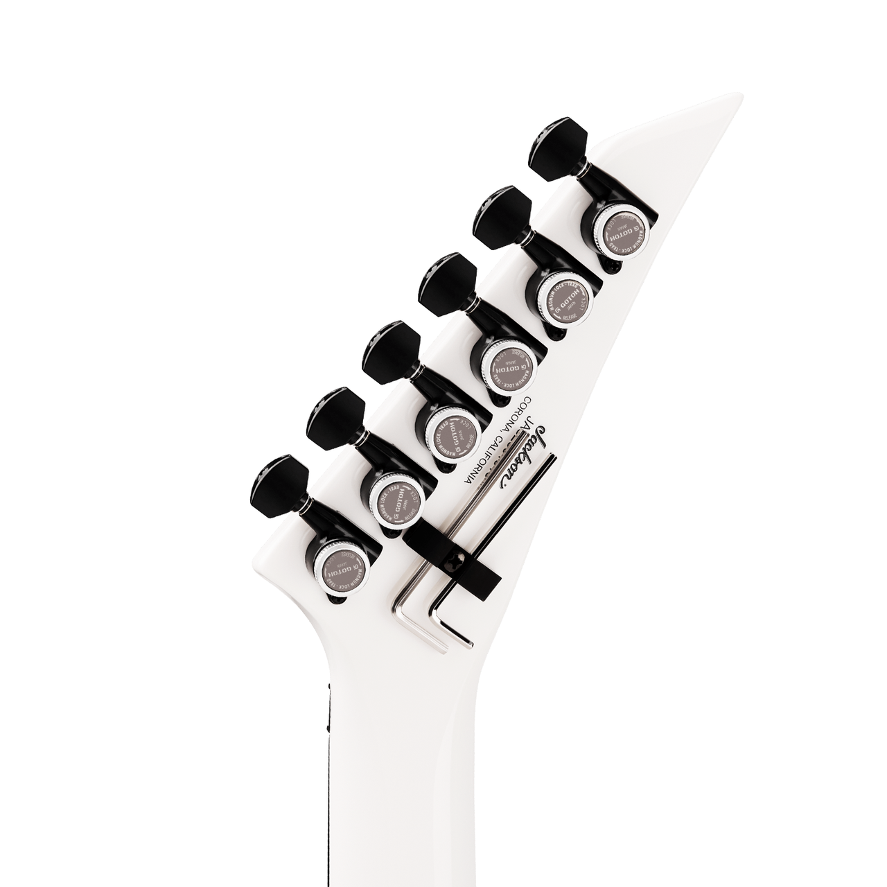 Jackson American Series Rhoads RR24 Ebony - Snow White | Cream