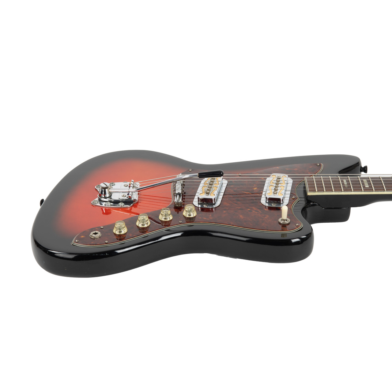 Vintage Harmony H19 Silhouette De Luxe Double Sunburst 1966