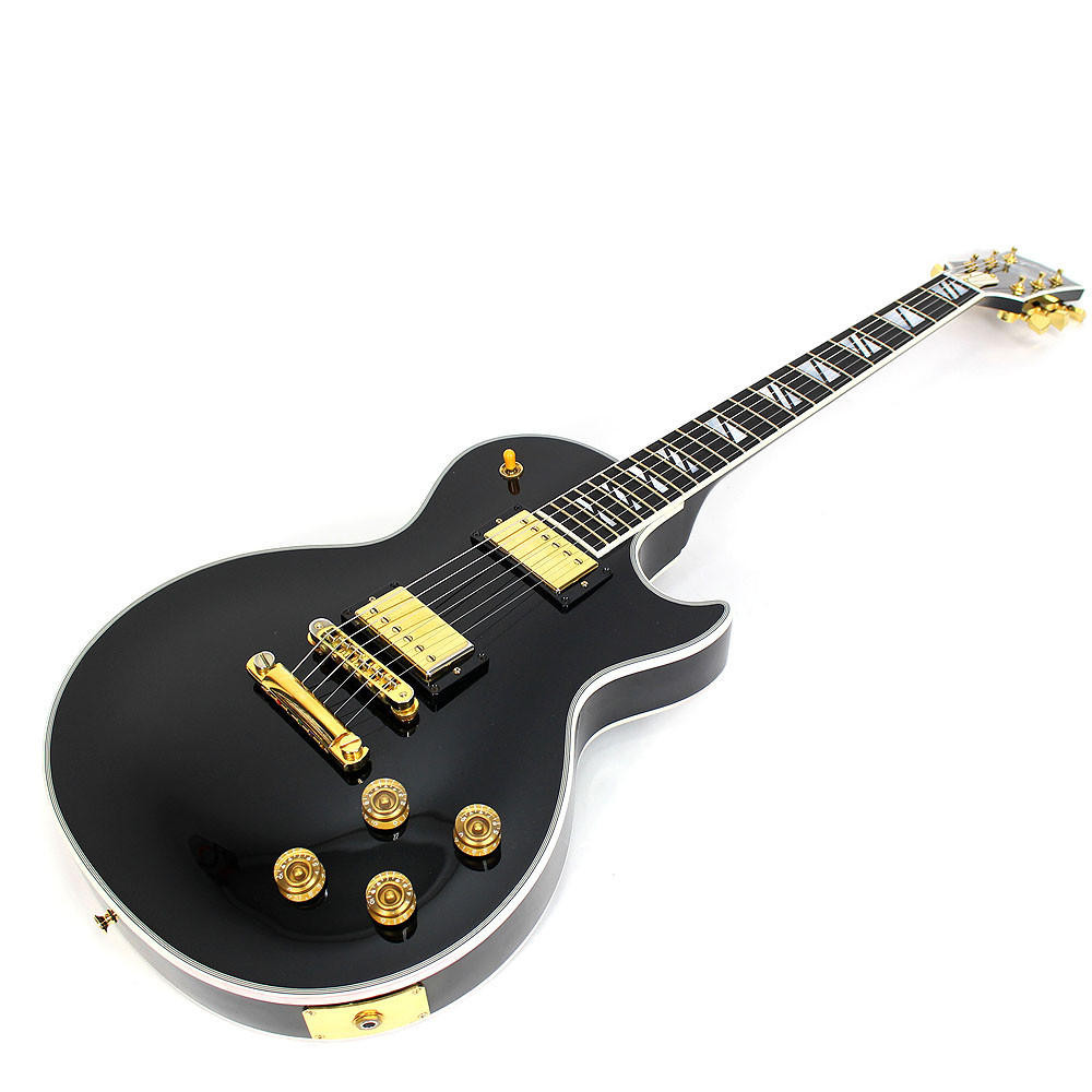 2004 Gibson Les Paul Supreme Electric Guitar Ebony Finish | Cream
