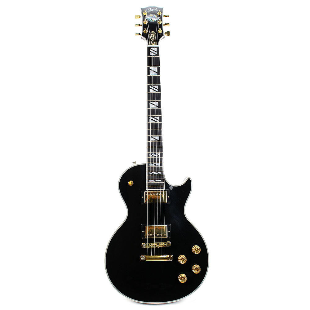 2004 Gibson Les Paul Supreme Electric Guitar Ebony Finish | Cream