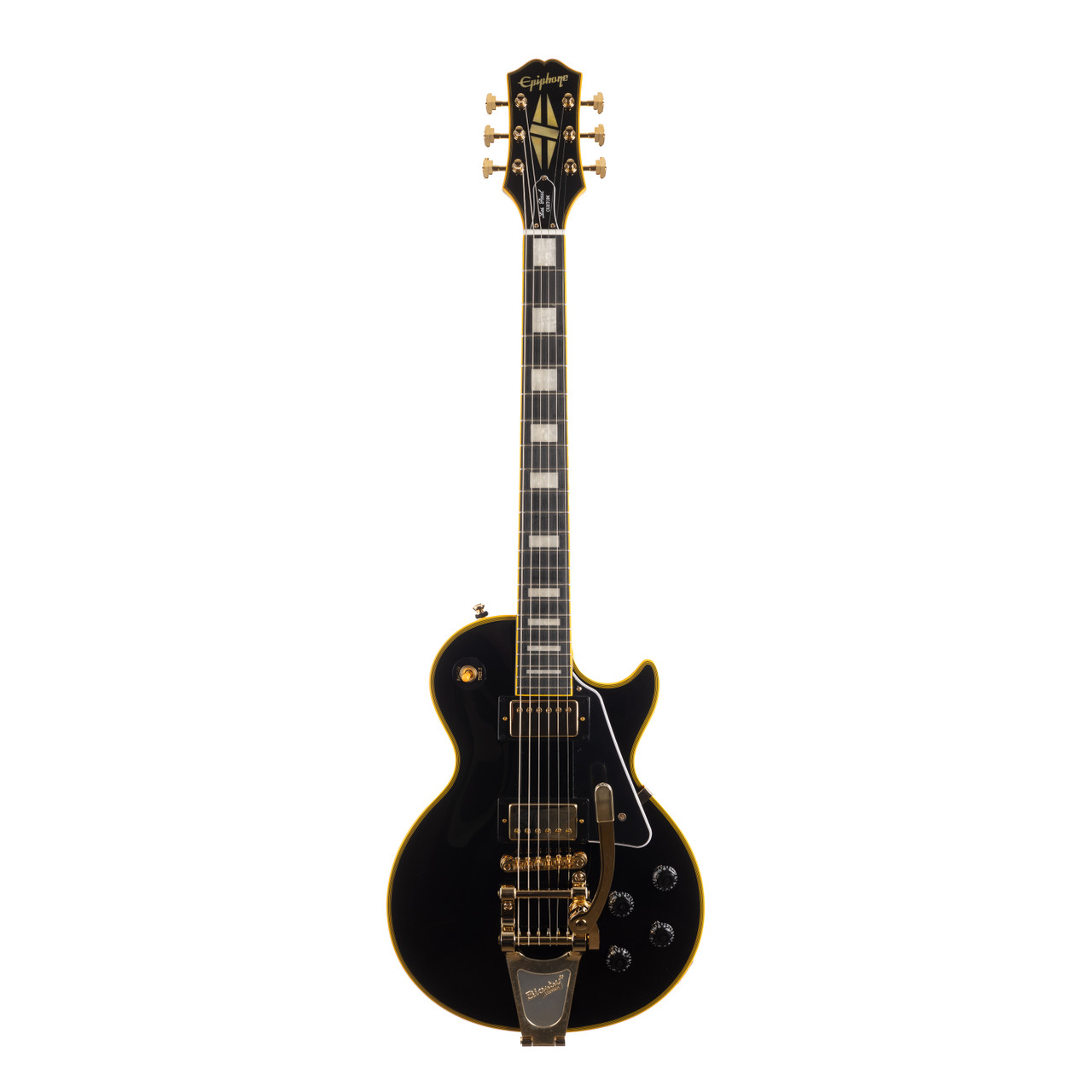 【メンテ済】Epiphone Les Paul CUSTOM ブラック 2001 Epiphone by Gibson Les Paul Custom LPC-80 Made in Japan Fujigen
