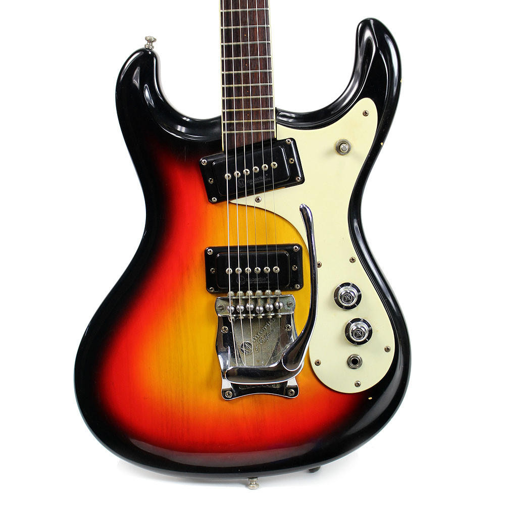 Vintage 1966 Mosrite The Ventures Model Electric Guitar Sunburst