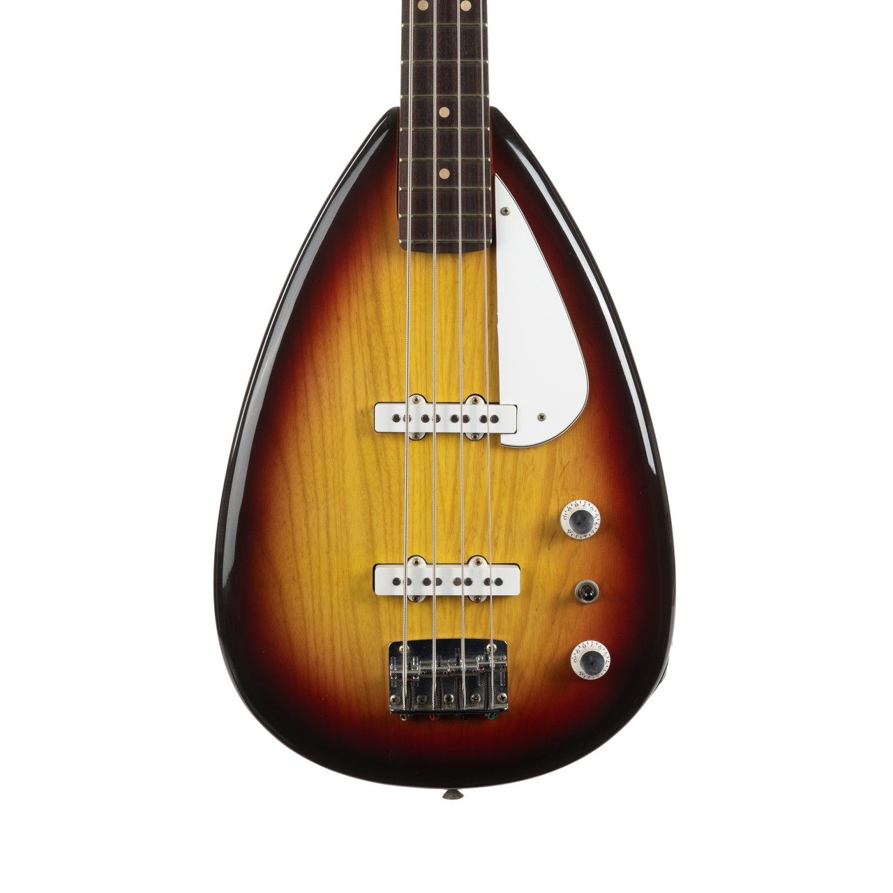 Used Phantom Guitar Works Teardrop Bass Sunburst 2000 | Cream City