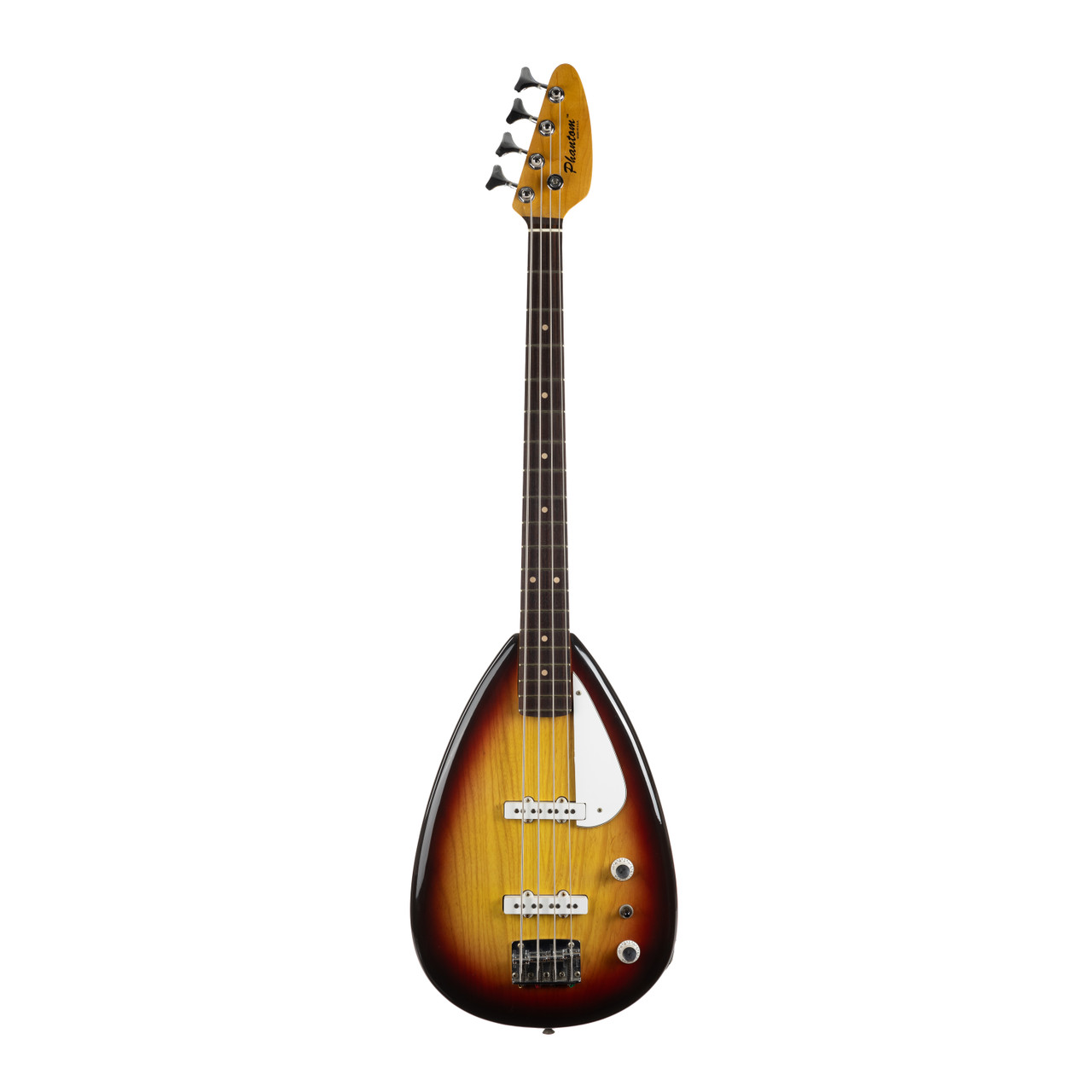 Used Phantom Guitar Works Teardrop Bass Sunburst 2000 | Cream City