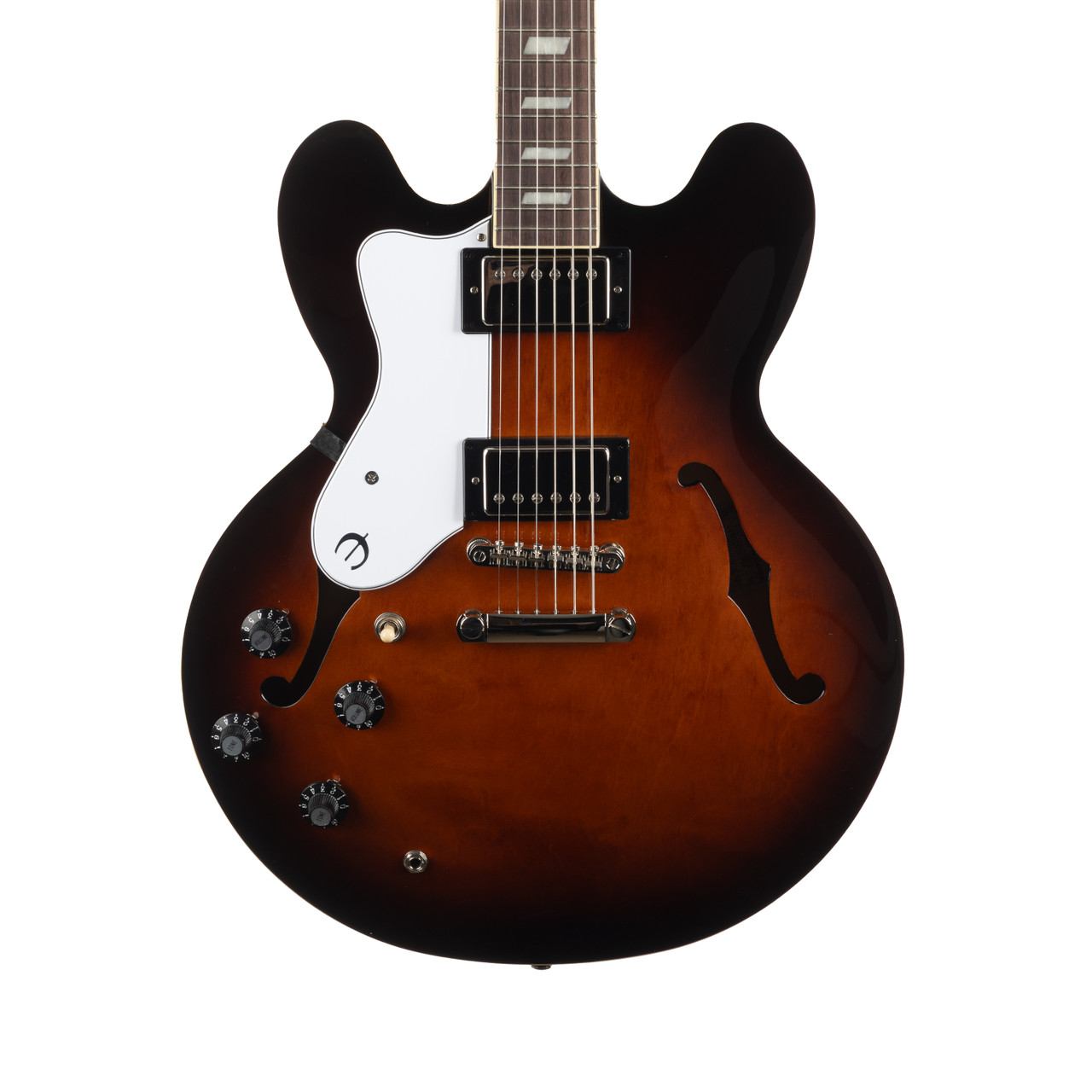 Epiphone Bonehead Riviera Left Handed- Dark Tobacco Burst | Cream