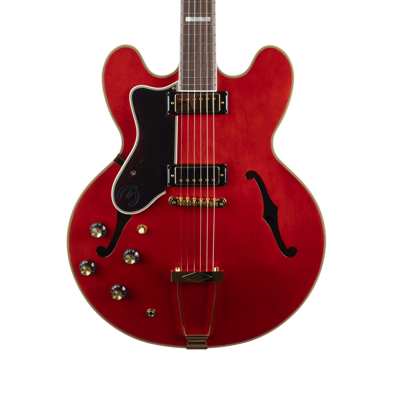 エレクトリックバイオリン ENBOW レッド Epiphone Masterbilt Gem Archer Sheraton Left Handed - Cherry Red