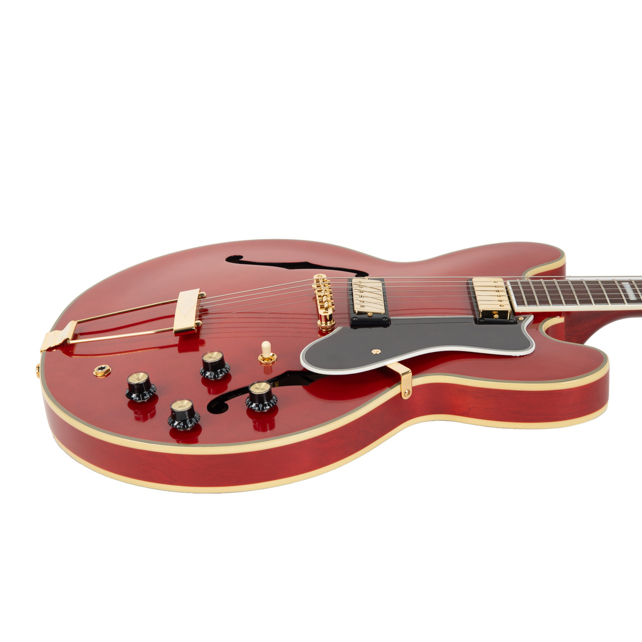 Epiphone Masterbilt Gem Archer Sheraton - Cherry Red | Cream City