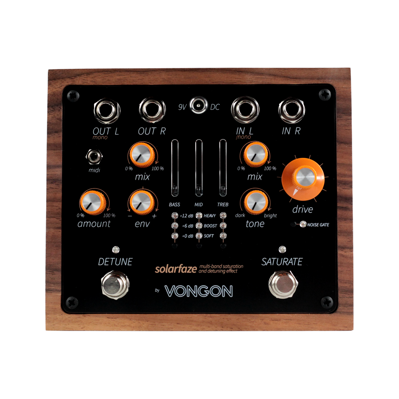 Vongon Solarfaze Stereo Audio Processor Pedal | Cream City Music