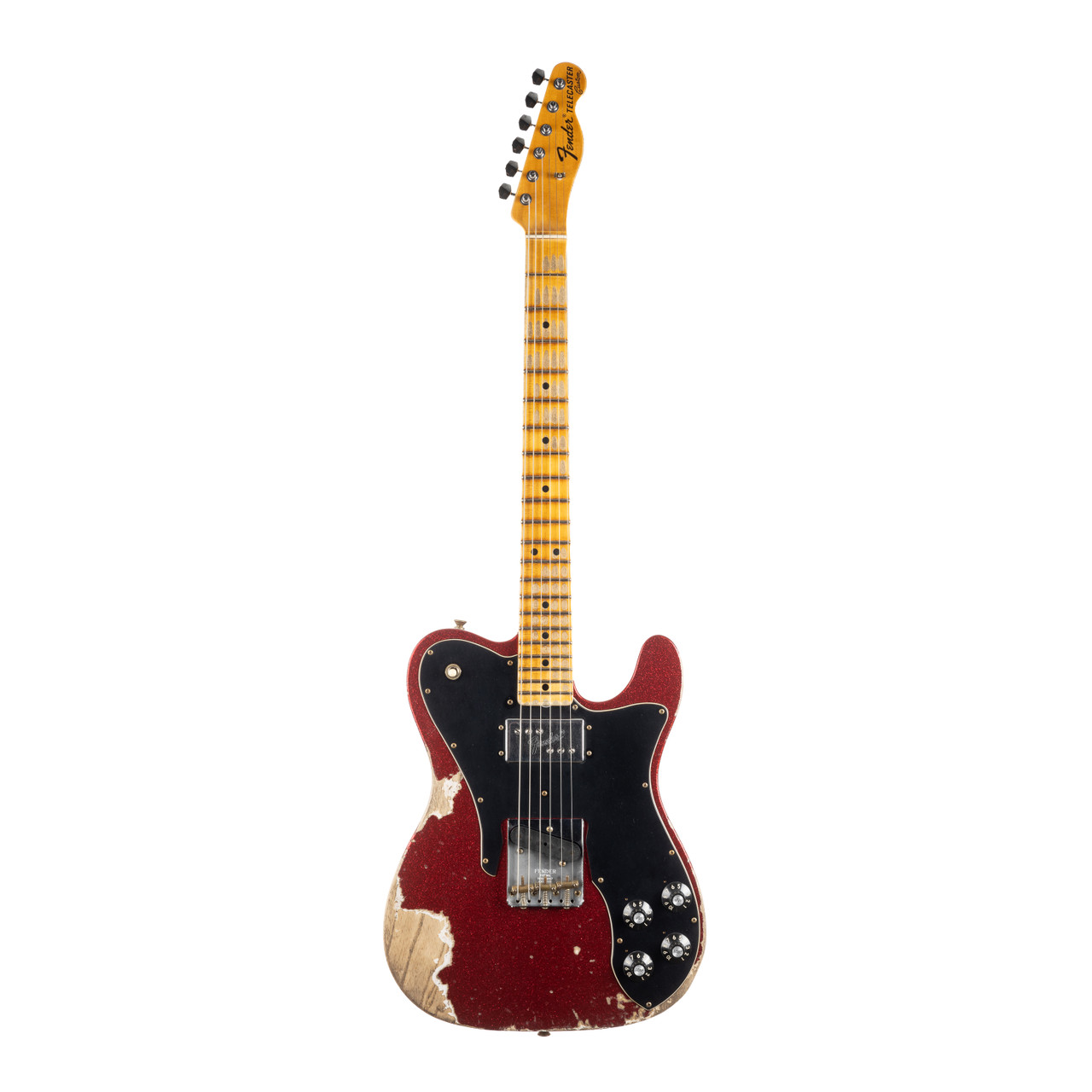 Fender Custom Shop 1970s Tele Custom Heavy Relic - Red Sparkle