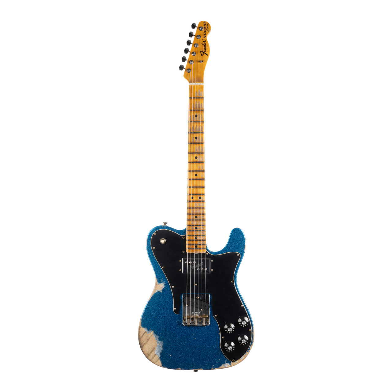 Fender Custom Shop 1970s Tele Custom Heavy Relic - Blue Sparkle