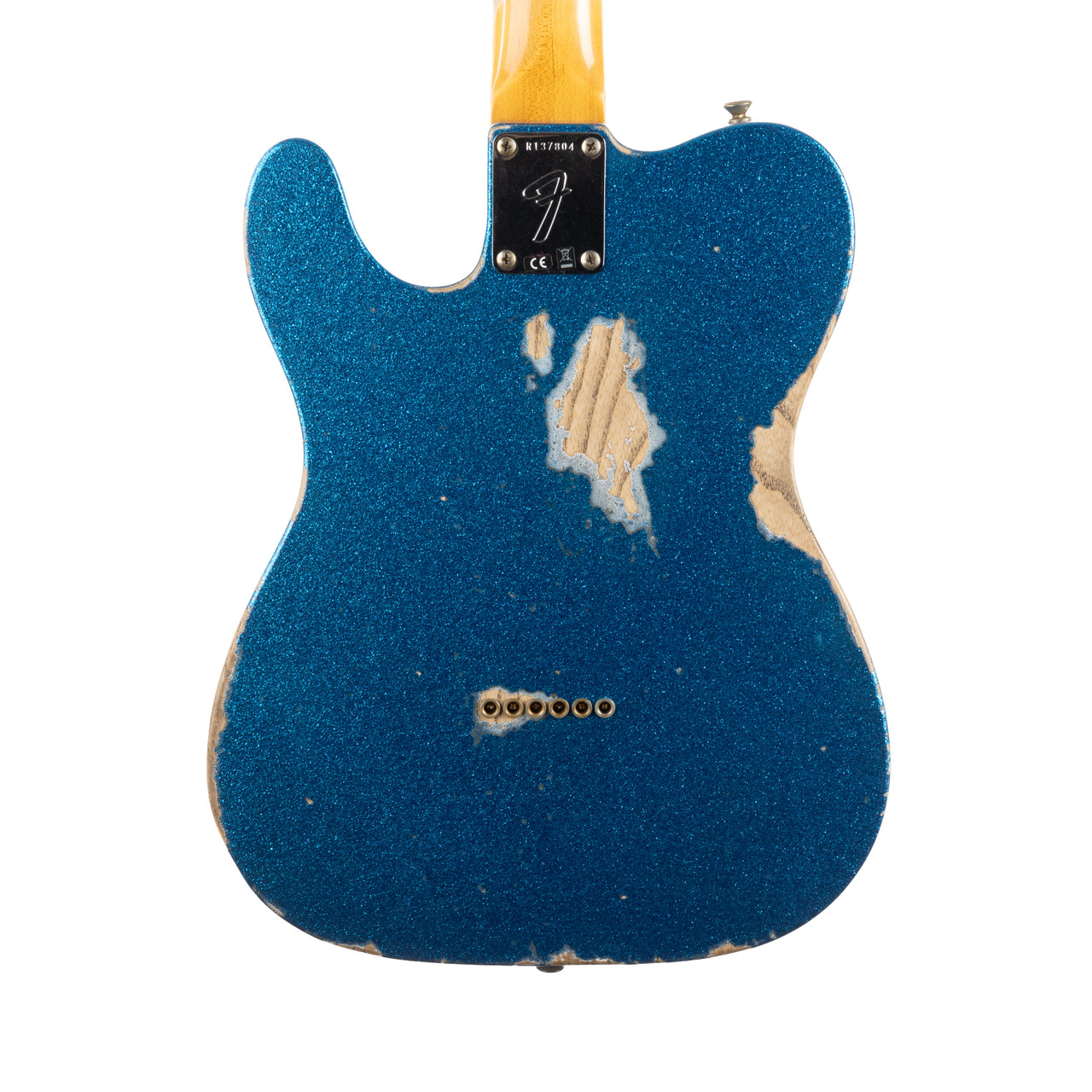 Fender Custom Shop 1970s Tele Custom Heavy Relic - Blue Sparkle