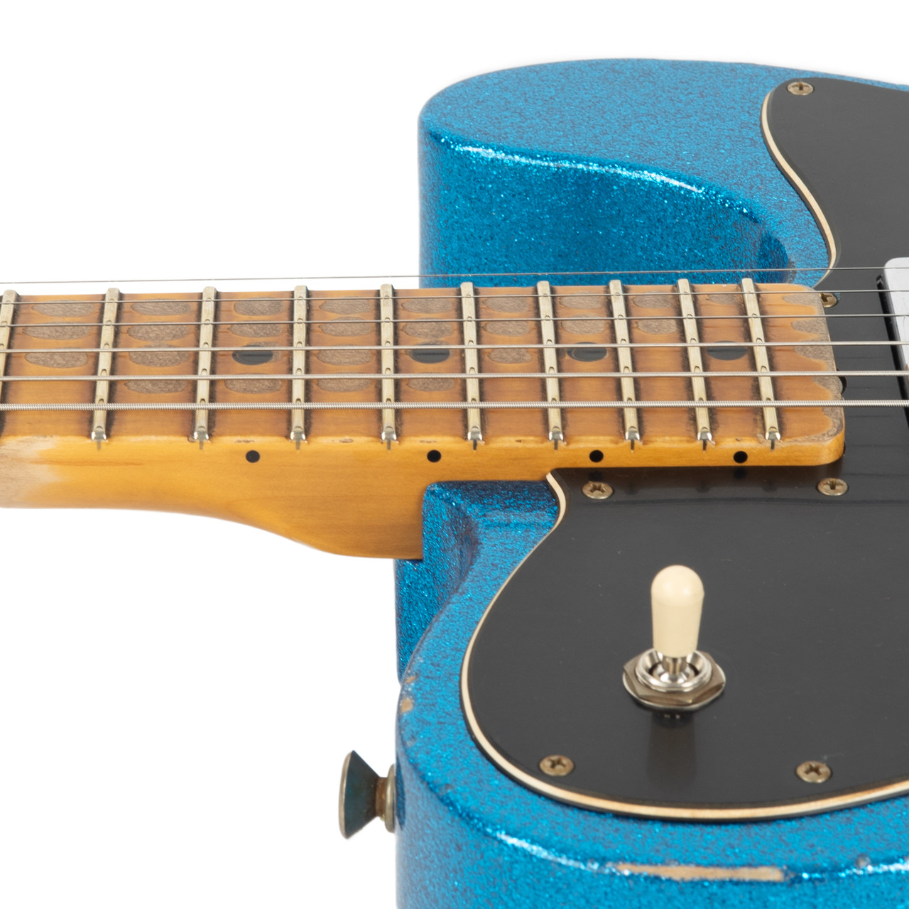Fender Custom Shop 1970s Tele Custom Heavy Relic - Blue Sparkle