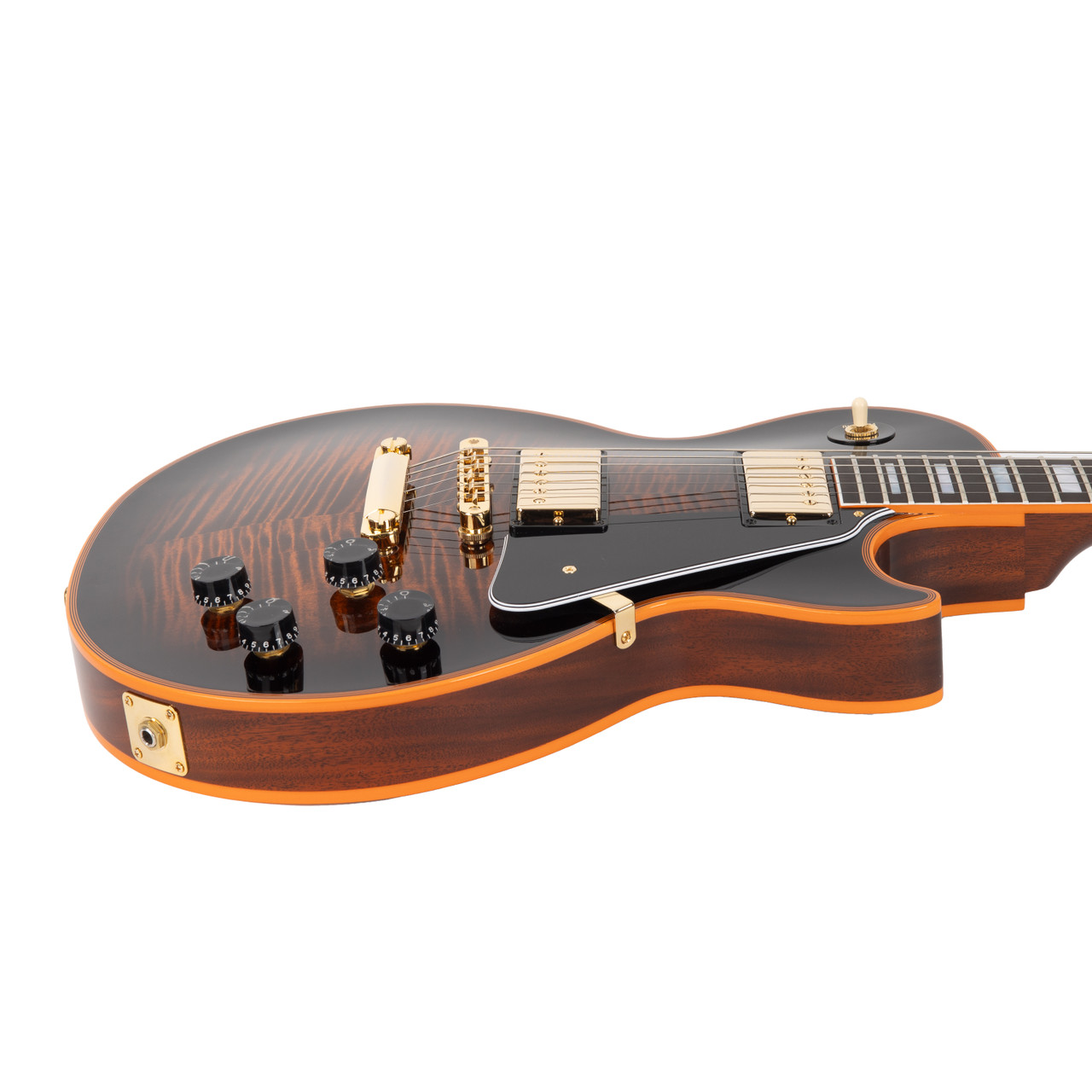 Gibson Custom Shop Les Paul Custom Figured - Orange Widow Burst