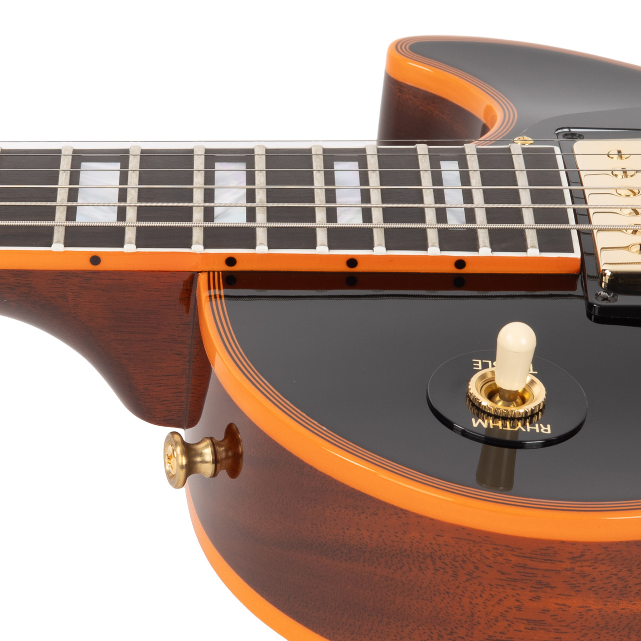 Gibson Custom Shop Les Paul Custom Figured - Orange Widow Burst