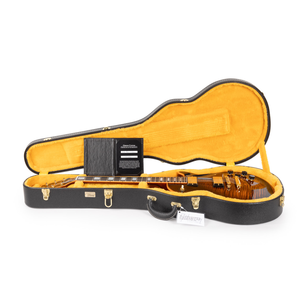 Gibson Custom Shop Les Paul Custom Figured - Orange Widow Burst