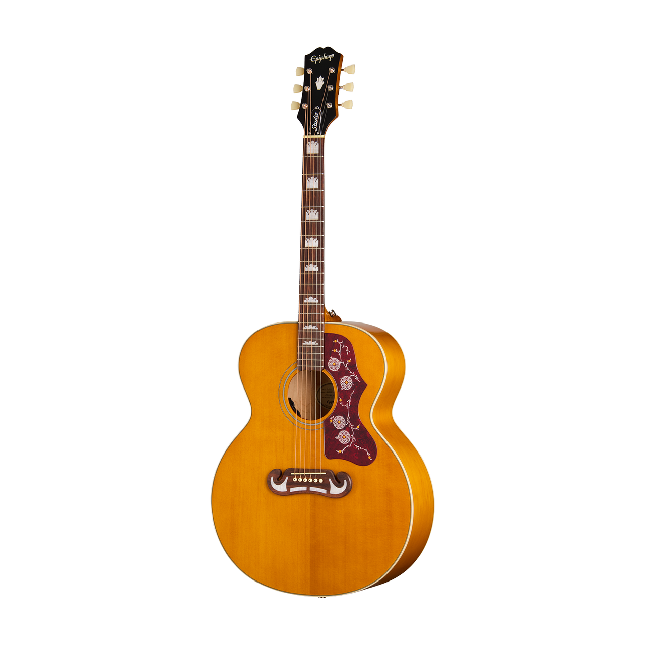 Epiphone♪ ジュニア　アコースティック　クラッシック　ギター Epiphone J-200 Studio Acoustic-Electric - Natural | Cream City Music