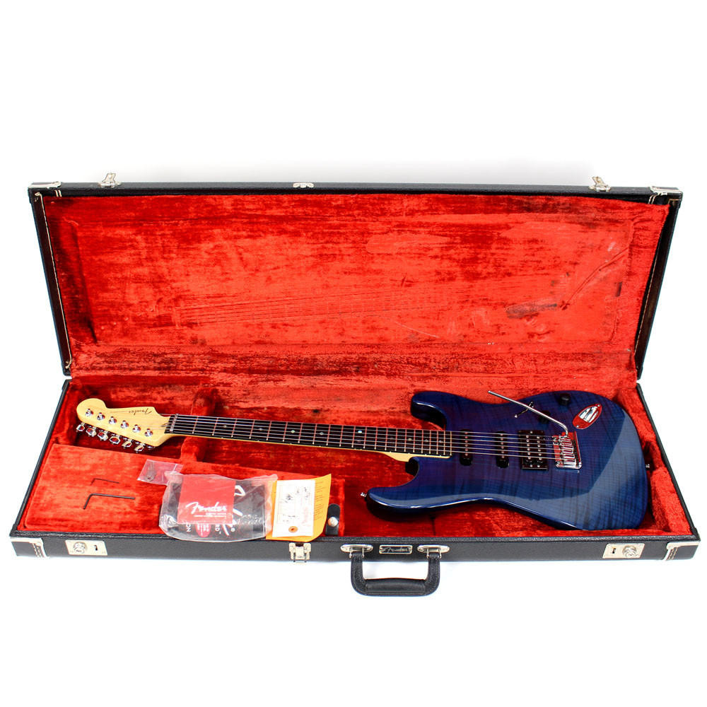 2005 Fender USA Made Deluxe Stratocaster FMT Electric Guitar in