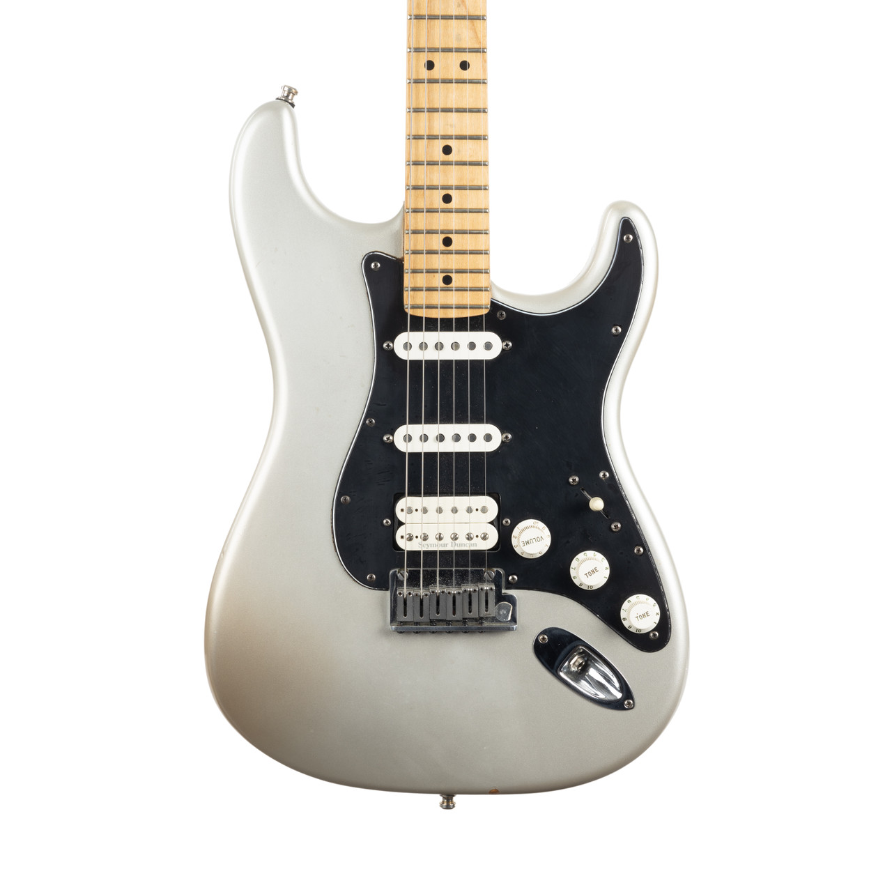 Used Fender American Fat Strat Texas Special Chrome Silver | Cream