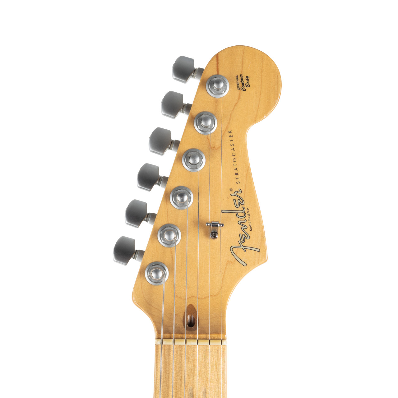 Used Fender American Fat Strat Texas Special Chrome Silver | Cream
