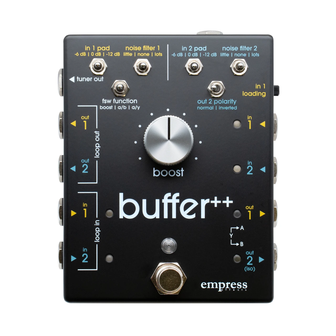 Empress Buffer++ Effects Loop and Boost Pedal | Cream City Music