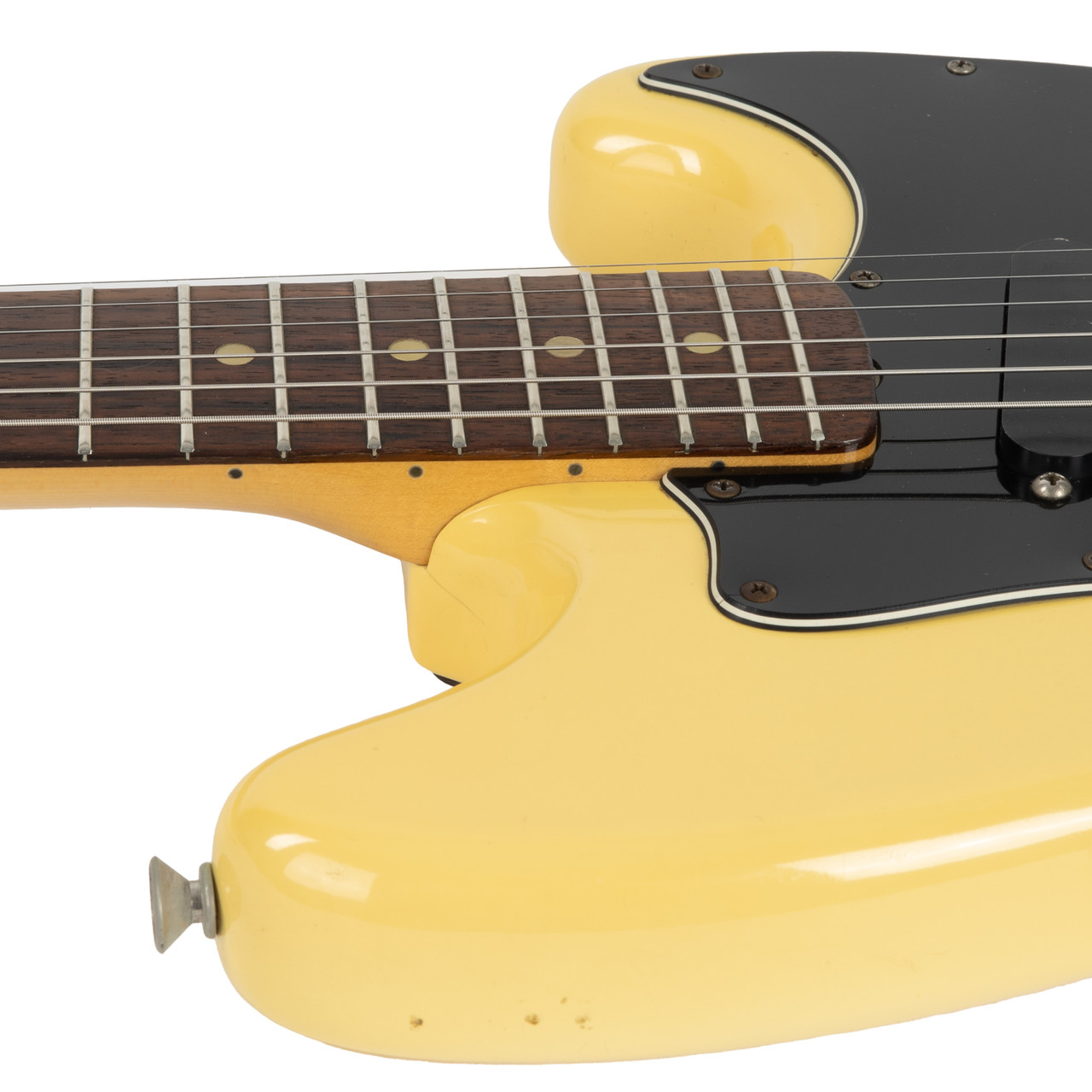 Vintage Fender Musicmaster Olympic White 1977 | Cream City Music