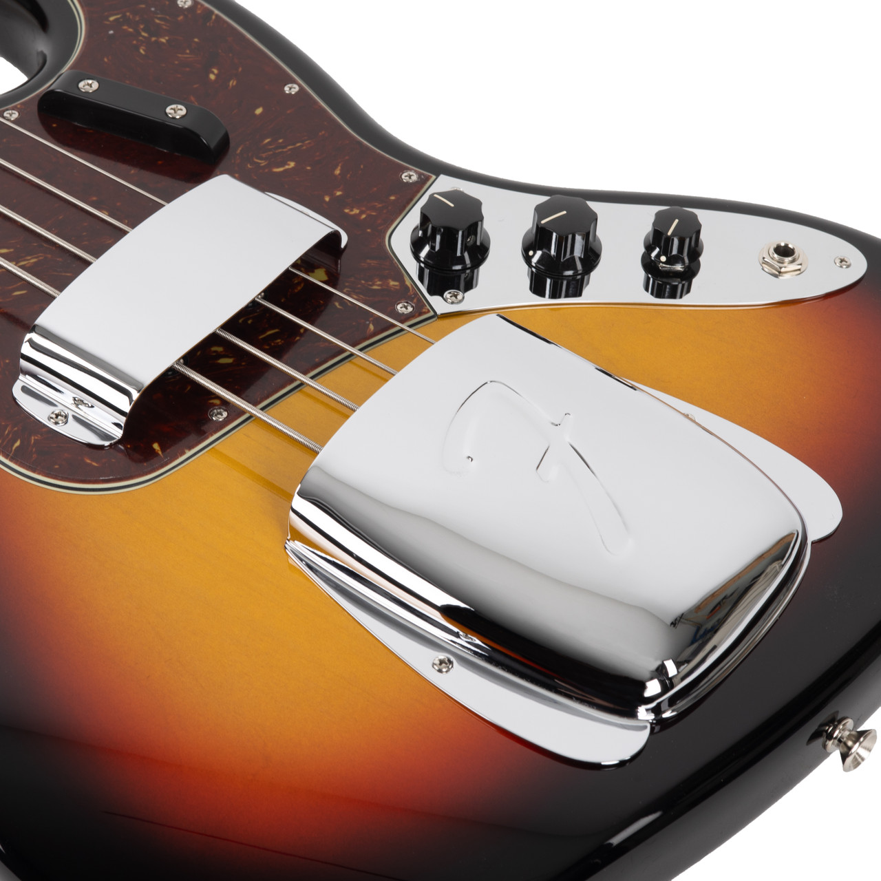 Fender Custom Shop 1966 Jazz Bass NOS - 3 Tone Sunburst | Cream