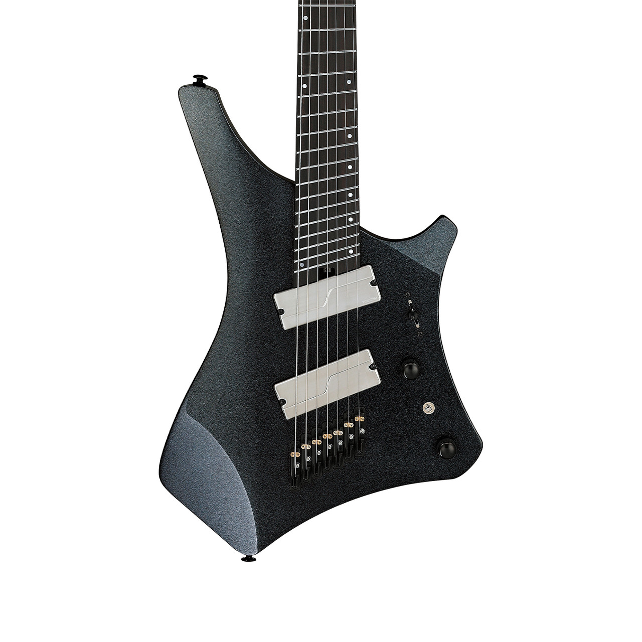 Ibanez Alpha A527 Multi-Scale 7-String - Iron Pewter | Cream City