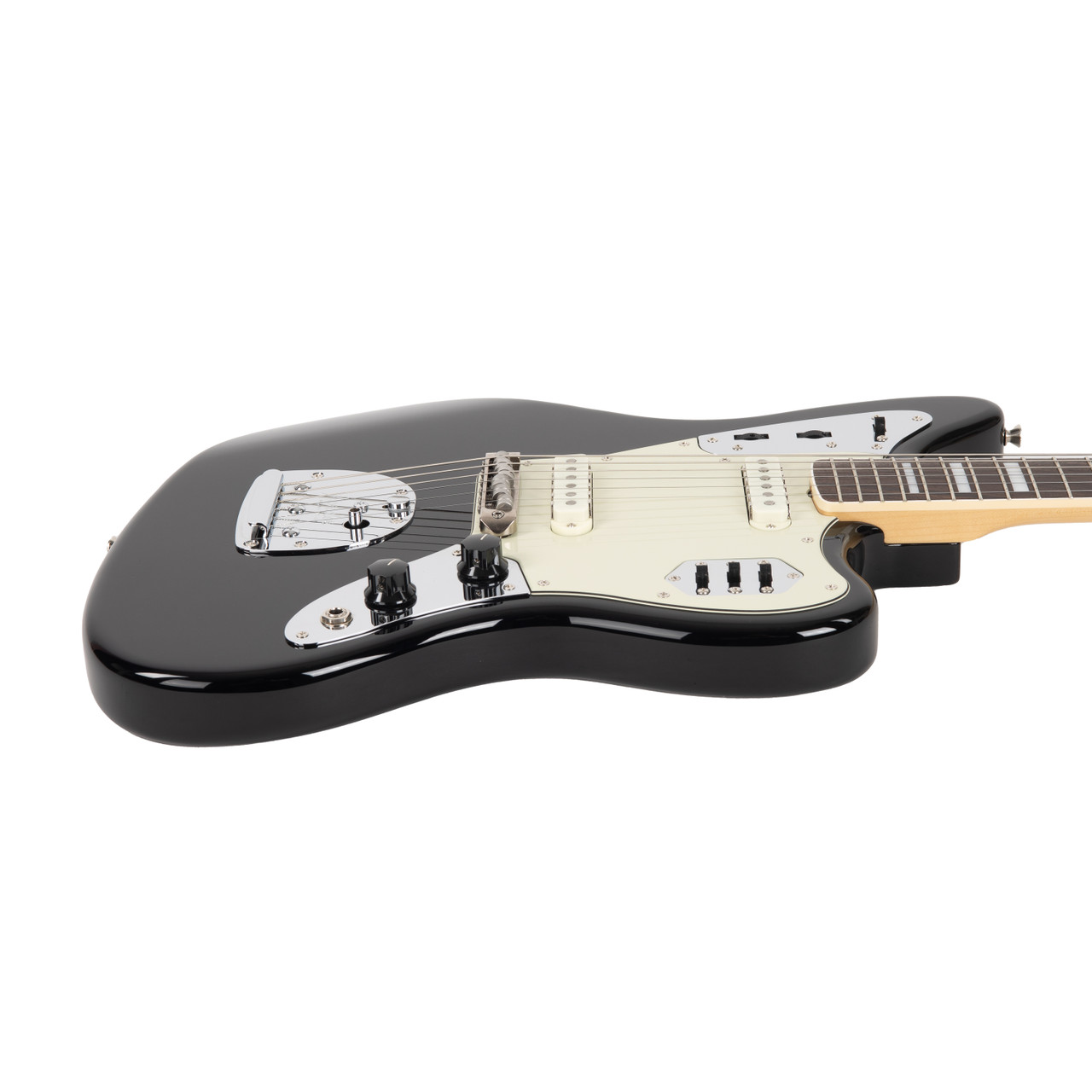 Used Fender Traditional II Late '60s Jaguar Black MIJ 2025 | Cream