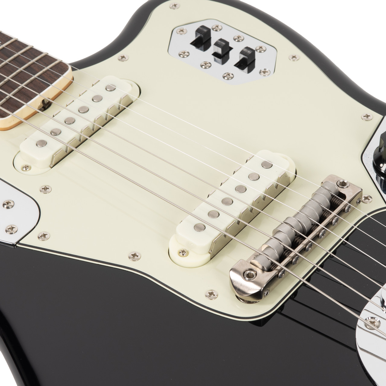 Used Fender Traditional II Late '60s Jaguar Black MIJ 2025 | Cream