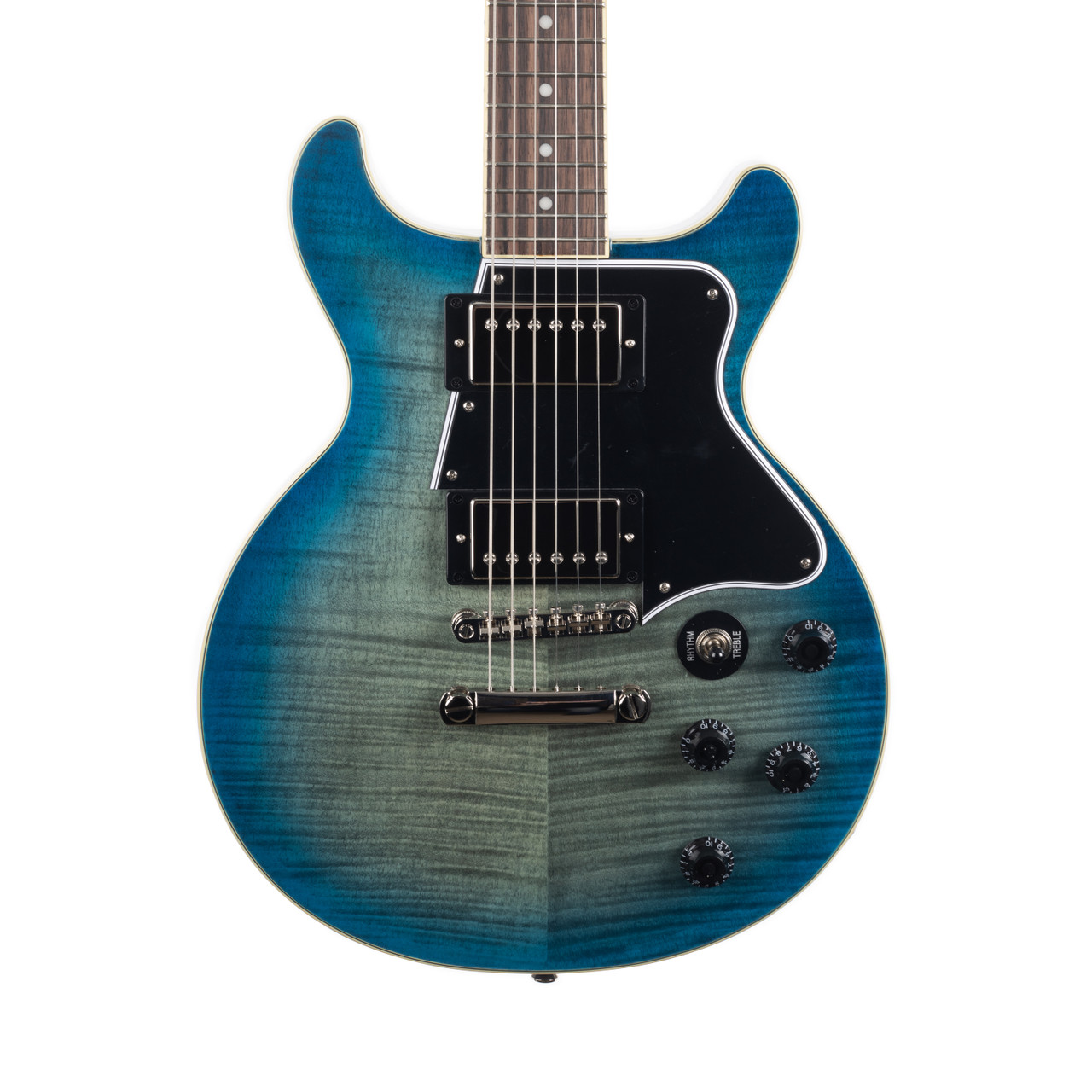 Epiphone Les Paul Special Double Cut Figured - Ocean Water | Cream