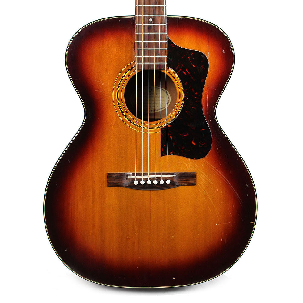 Vintage 1963 Guild F-30 Aragon Sunburst Finish | Cream City Music