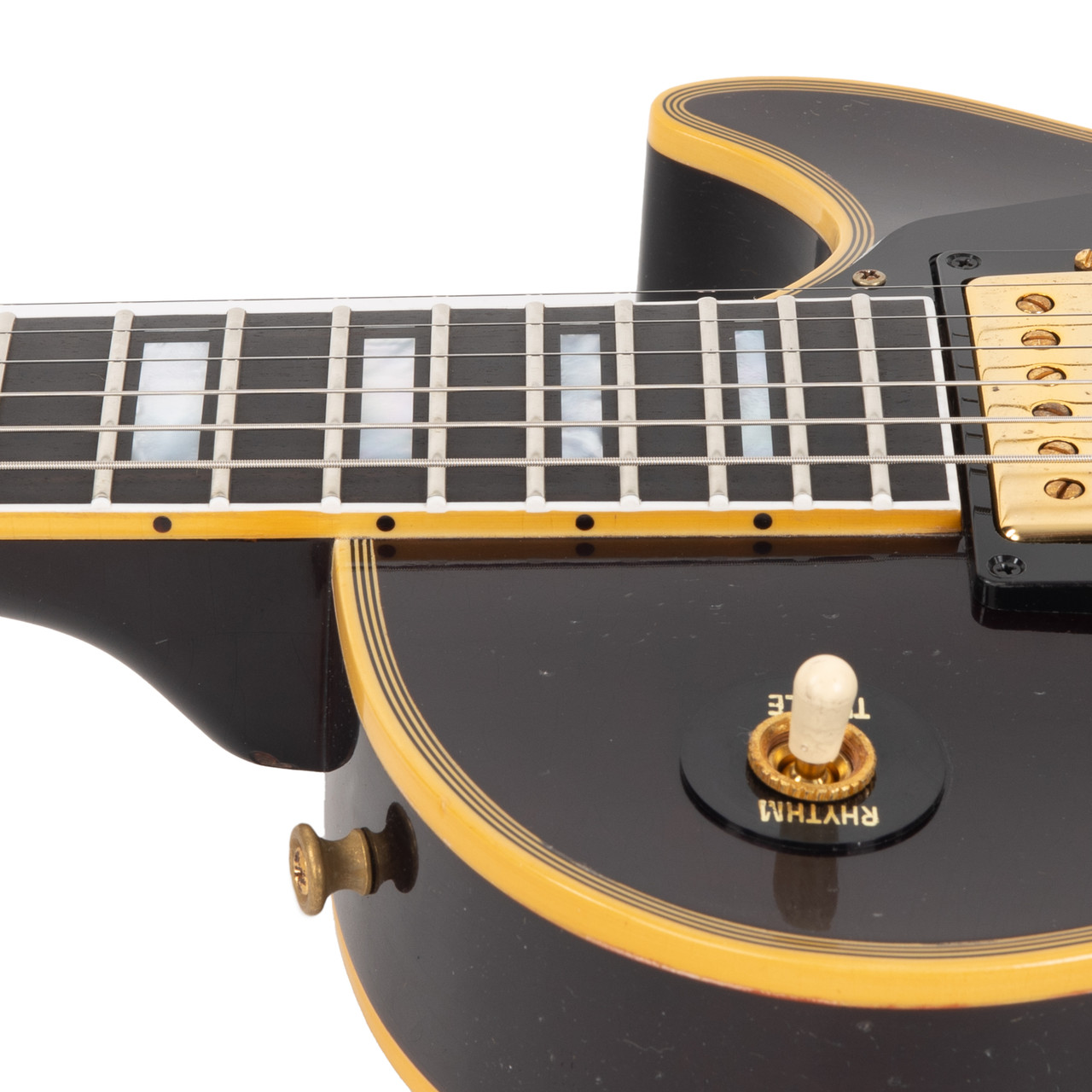 本日限定値下 Gibson Custom Murphy Lab 認定証 & 付属 Gibson Custom 1968 Les Paul Custom Murphy Lab Light Aged - Dark