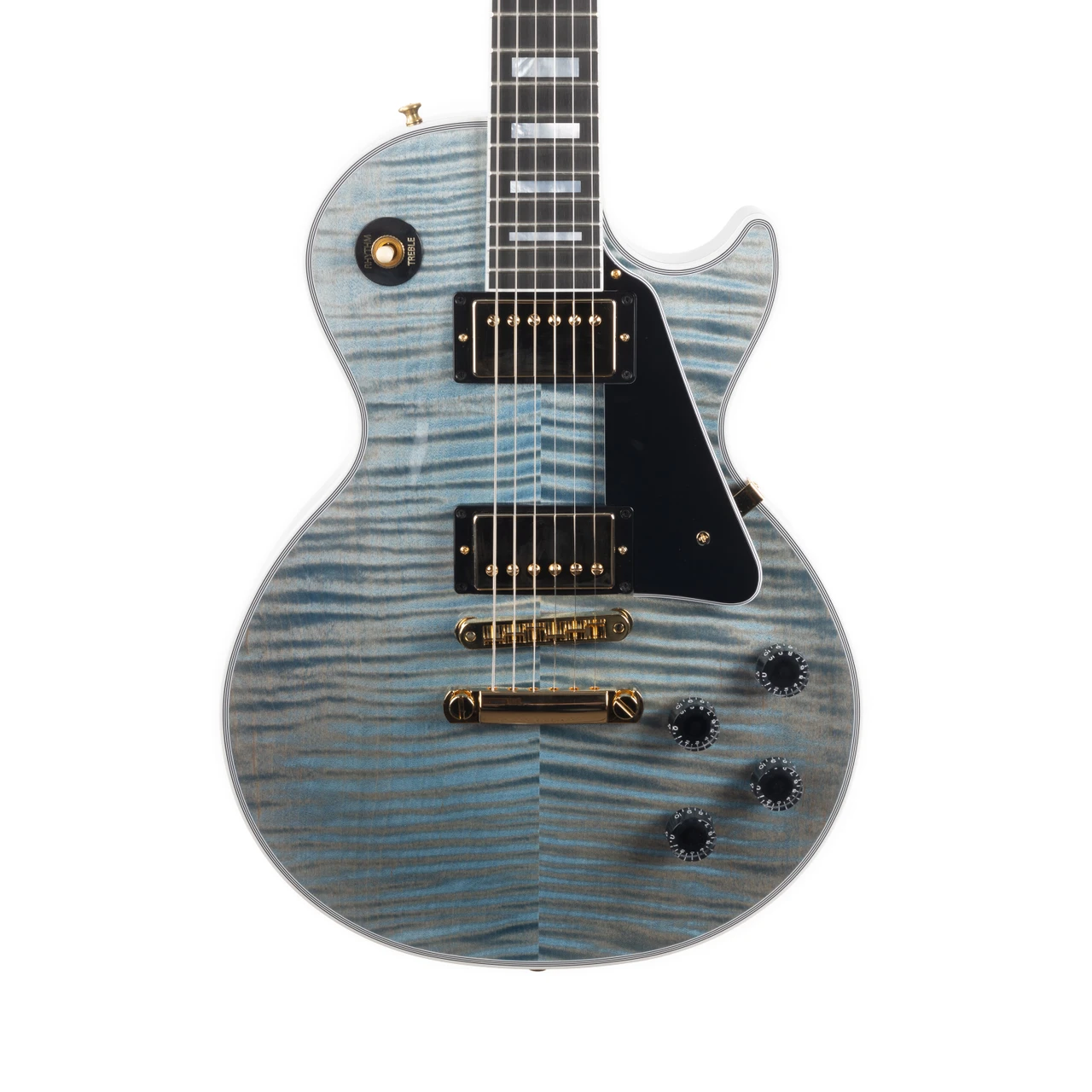 Gibson Custom Les Paul Custom AAAA Flame Maple Top - Ocean Blue 