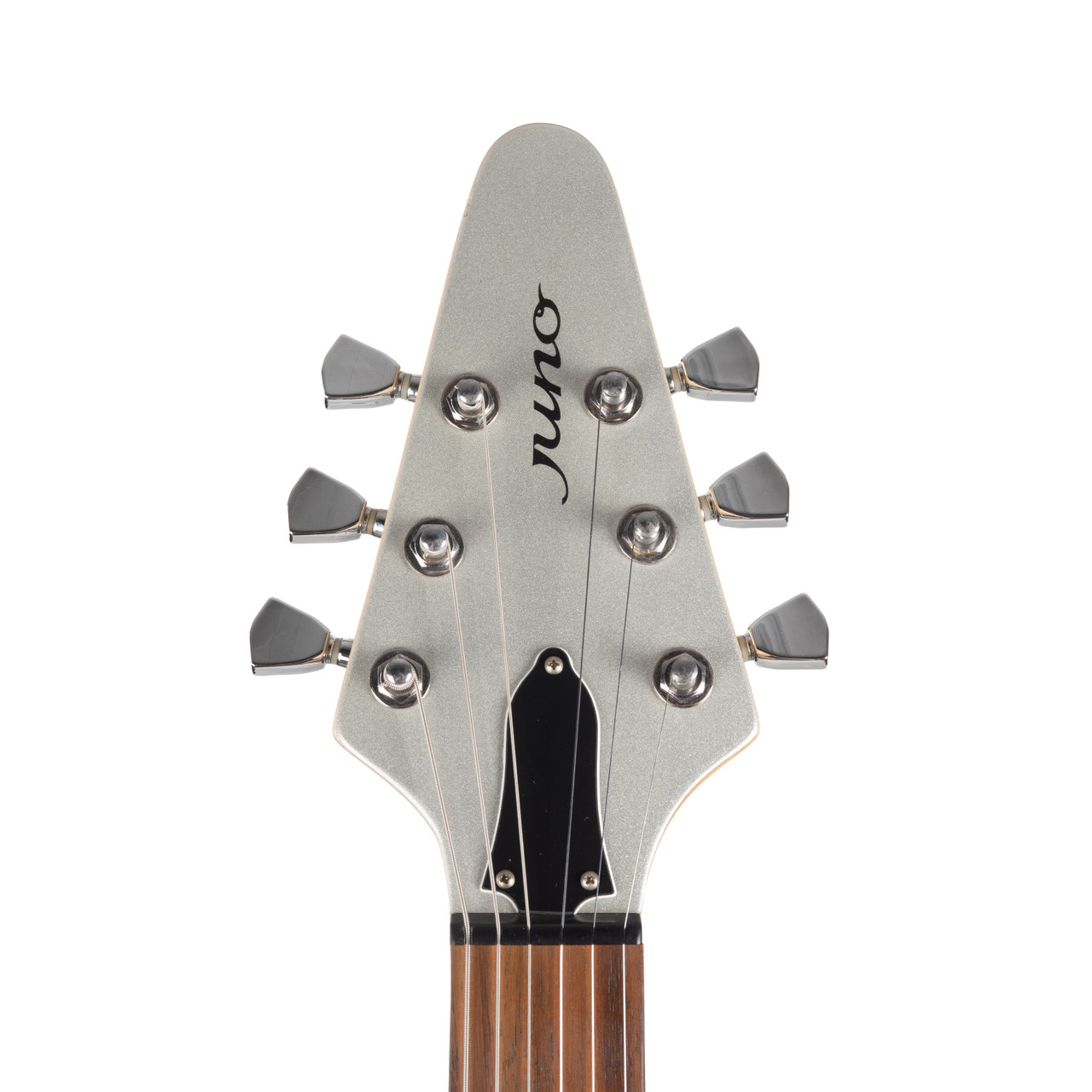 Used Juno Flying V Clear Acrylic Polymer Lucite | Cream City Music