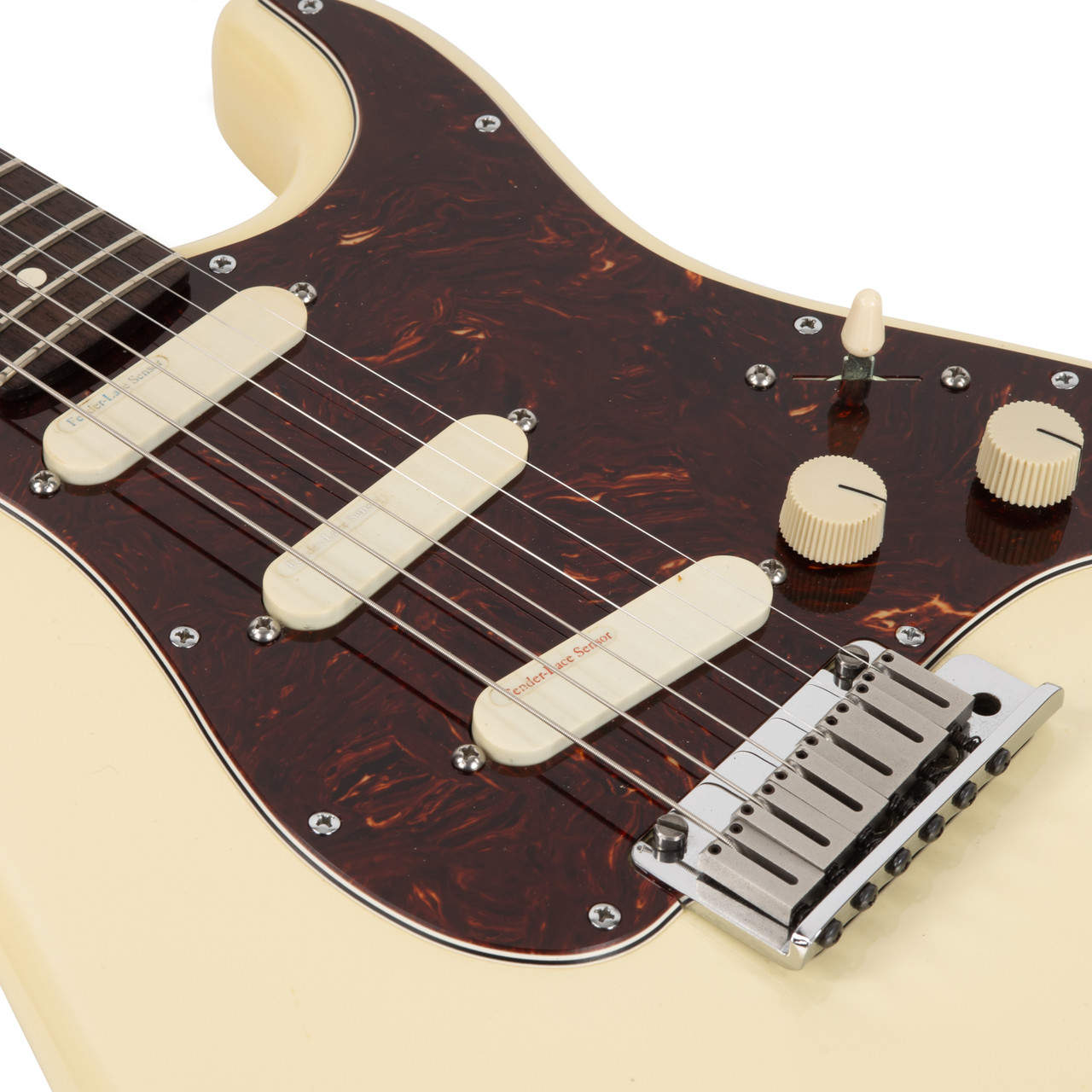 Fender USA american standard ストラトコンポーネント Used Fender American Standard Stratocaster Olympic White 1997
