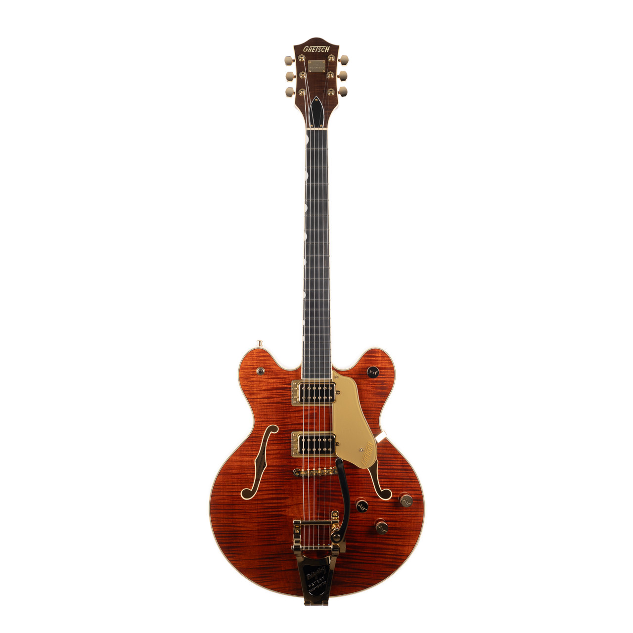 Gretsch Broadkaster LX Figured Center Block with Bigsby - Bourbon