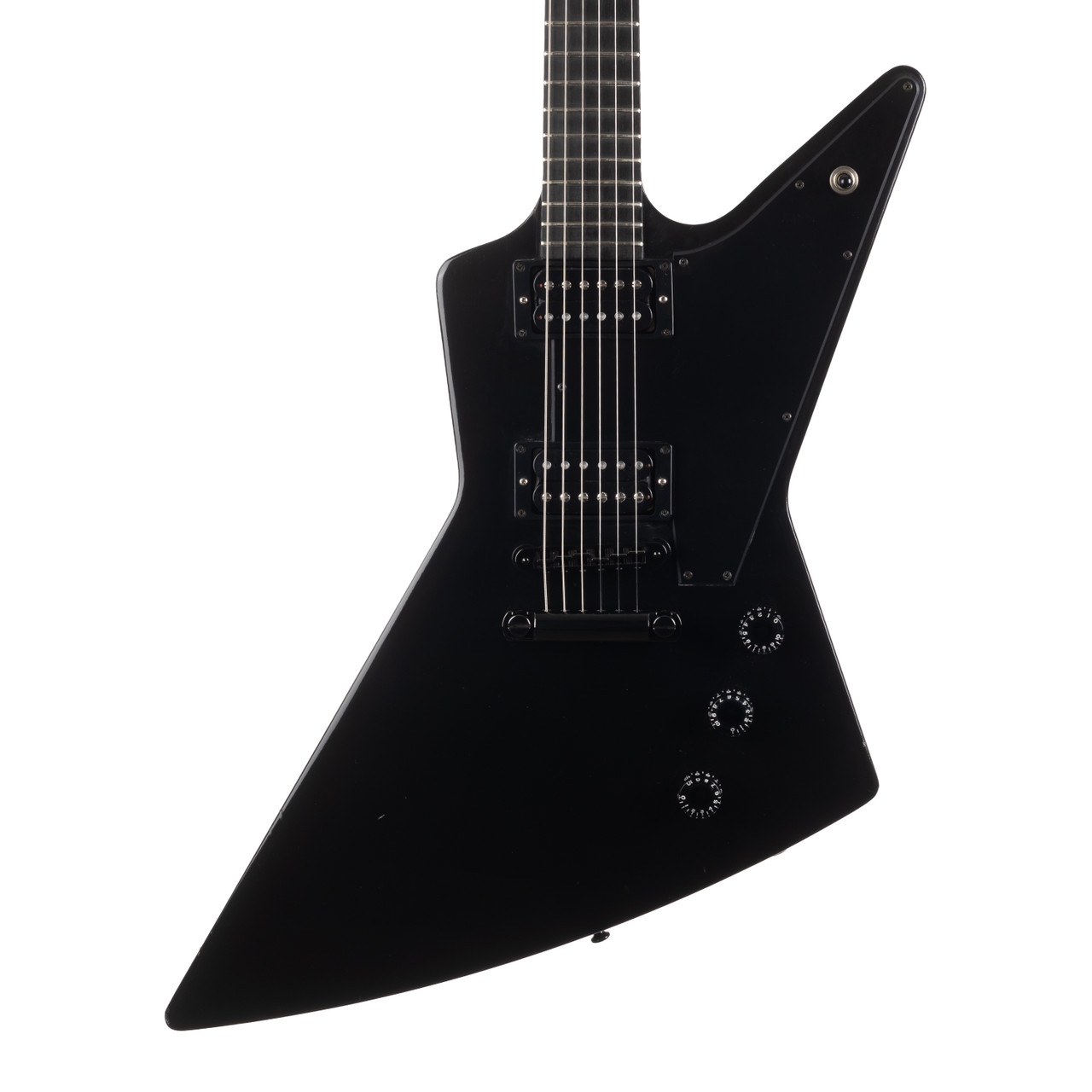 【値下げ】Gibson Explorer Gothic Black Used Gibson Gothic Explorer Ebony 2001 | Cream City Music