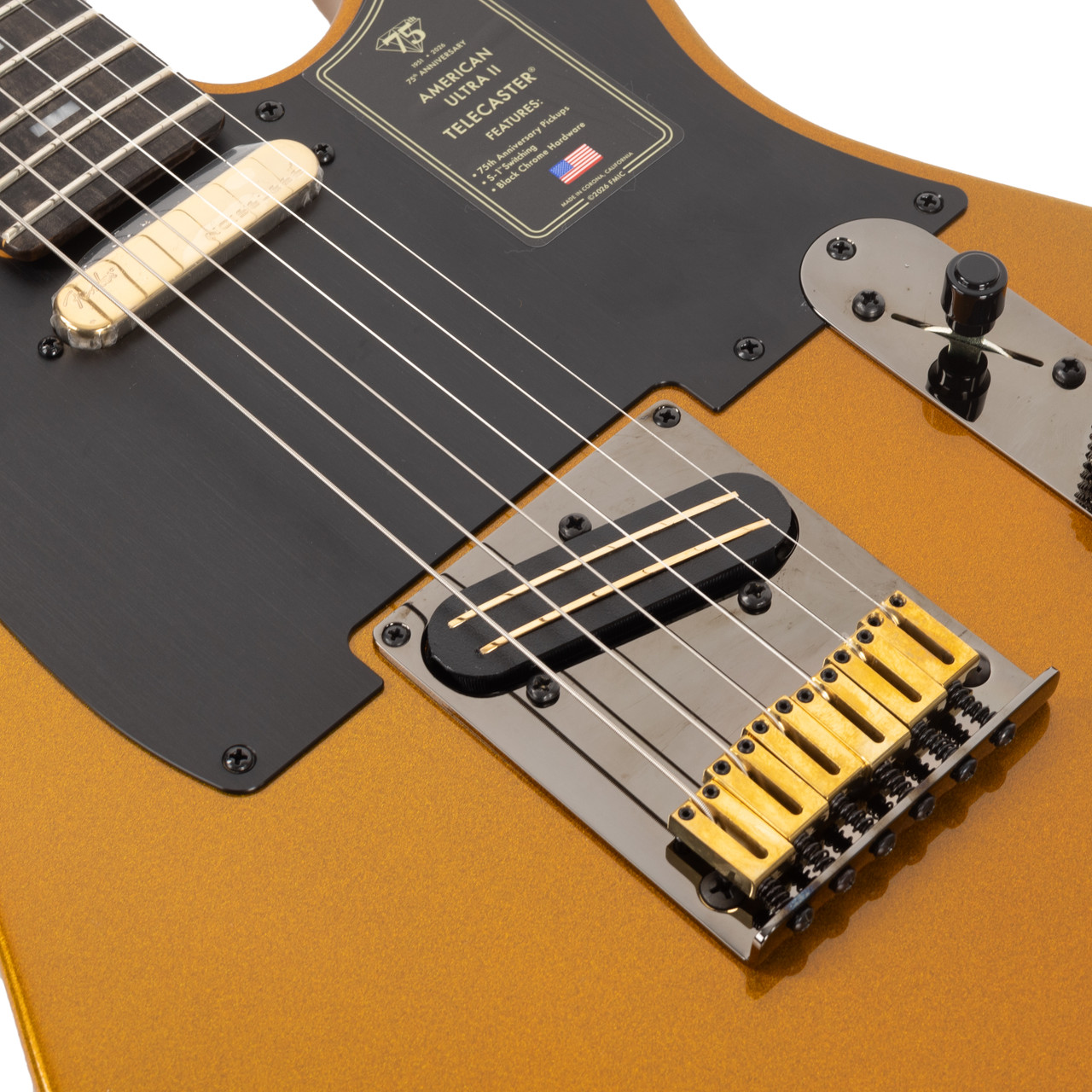 Fender 75th Anniversary American Ultra II Telecaster Ebony