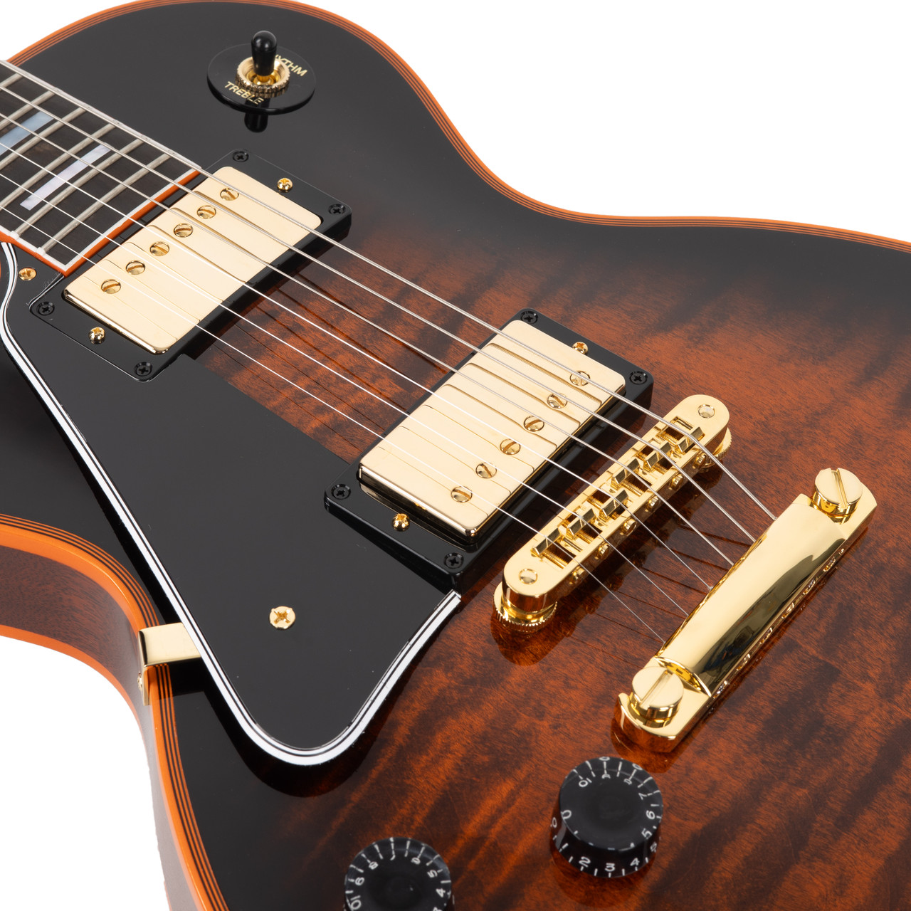 Gibson Custom Les Paul Custom Figured Left Handed - Orange Widow