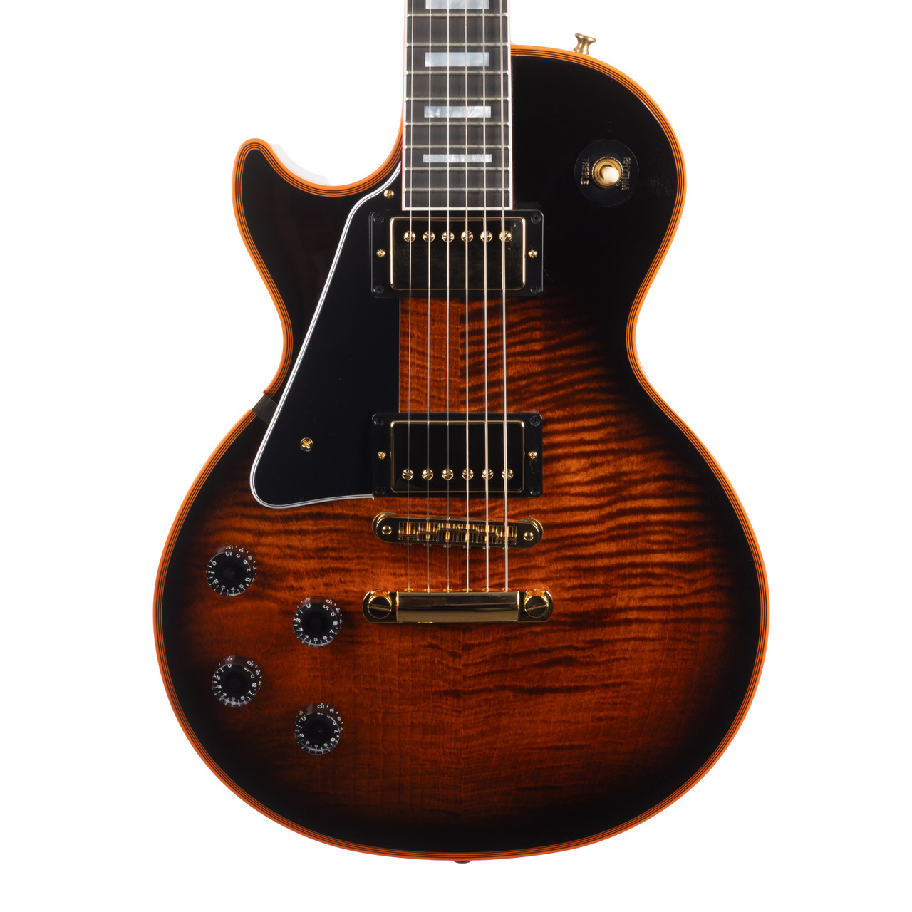 Gibson Custom Les Paul Custom Figured Left Handed - Orange Widow