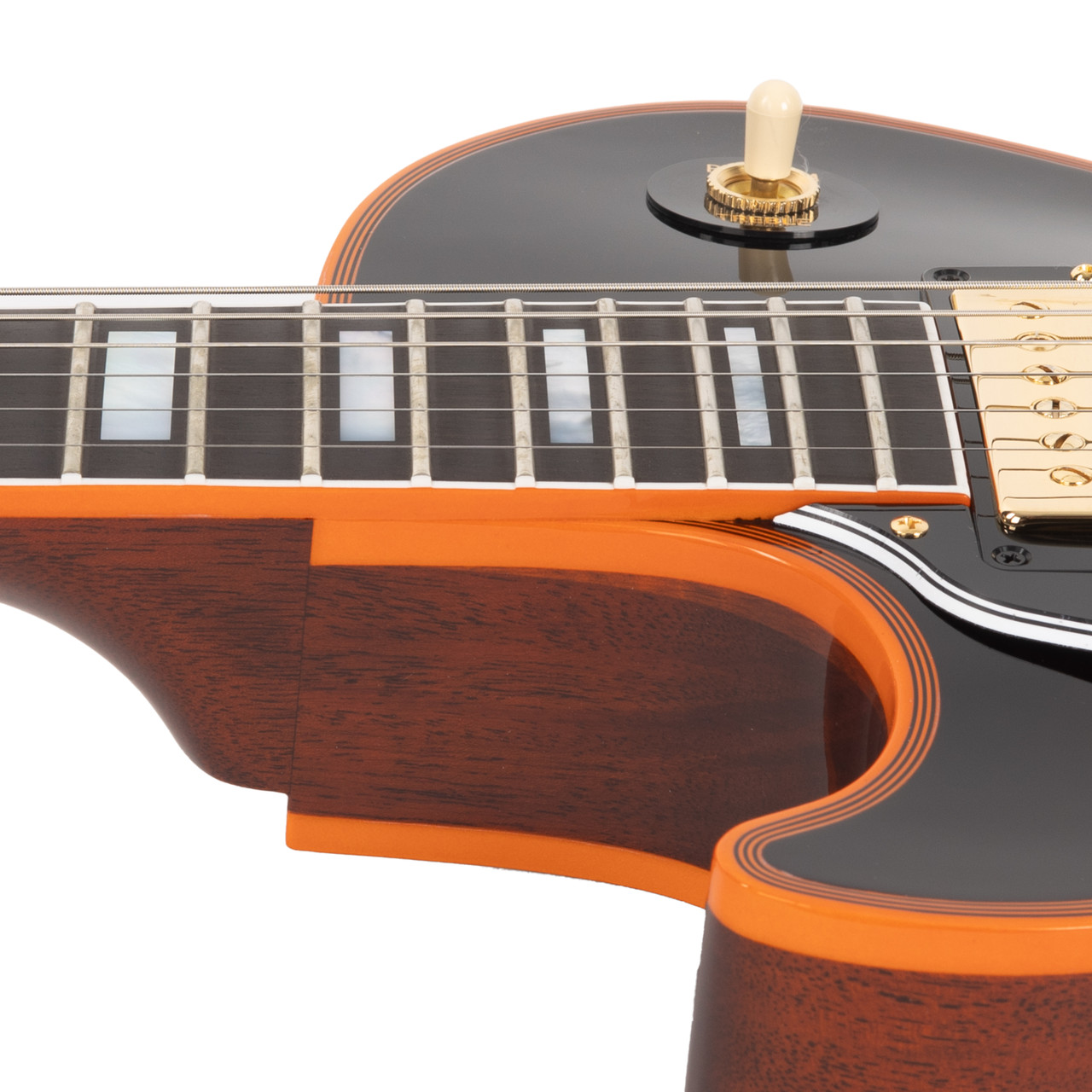 Gibson Custom Les Paul Custom Figured Left Handed - Orange Widow