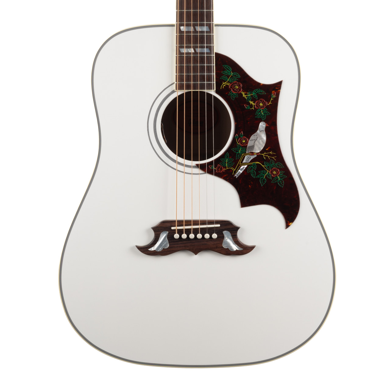 Gibson Custom Dove Acoustic-Electric - Alpine White Gloss | Cream