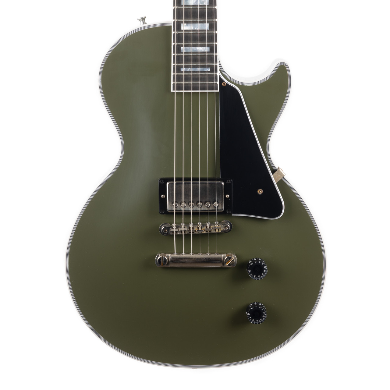 Gibson Custom Les Paul Custom 1 HB VOS - Olive Drab | Cream City Music